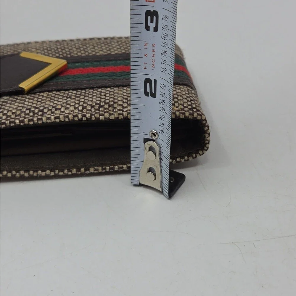 Vintage Men’s Bifold Wallet with Stripe Detail – Canvas Wallet Hong Kong 80s